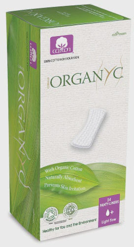 Organyc Flat Light Panty Liners 24pk