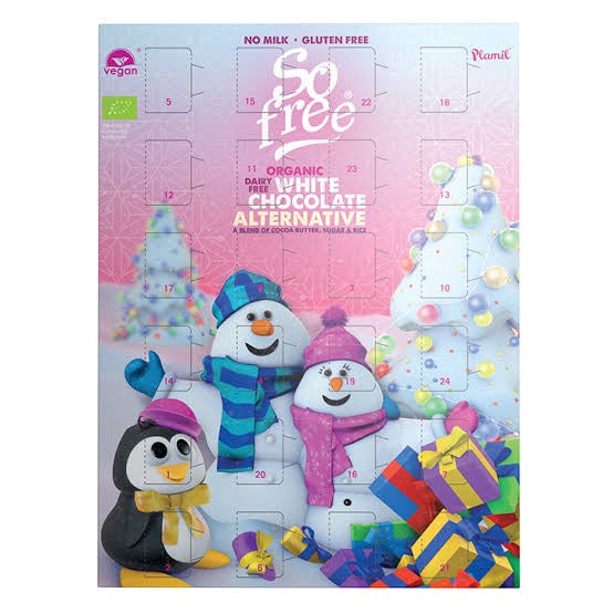 So Free Advent Calendar: Silky smooth Dairy-free White  chocolate 100g (cold)