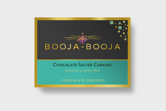 Booja Booja Organic Choc Salted Caramel, 8-Truffle pack 82g (cold)