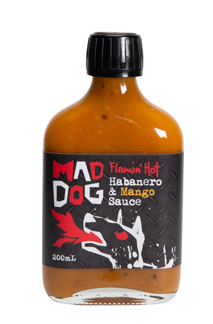 Mad Dog Sauces - Flamin’ Hot Habanero & Mango Sauce 200ml