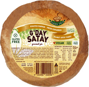 Funky Pies - G'day Satay Gluten Free (cold)