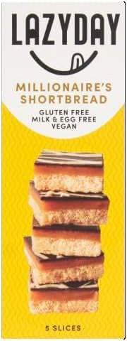 Lazy Day Foods Vegan & Gluten-free Millionaire’s  Shortbread 150g (cold)