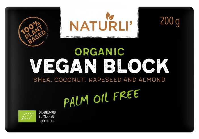 Naturli Vegan Butter Block 200g (cold)