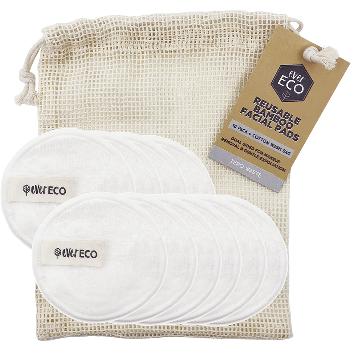 Ever Eco Reusable Bamboo Facial Pads 10pk