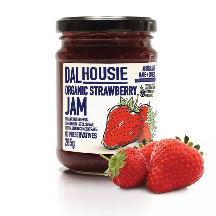 Dalhousie Organic Strawberry Jam 285g