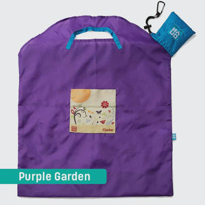 Onya Shopping Bag Large - Purple Garden