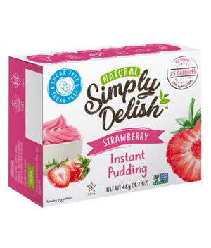 Simply Delish Instant Pudding - Strawberry 48g