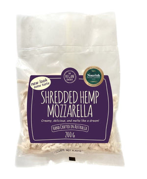 Vegan Dairy Hemp Smoked Mozzarella Shredded 200g (cold)