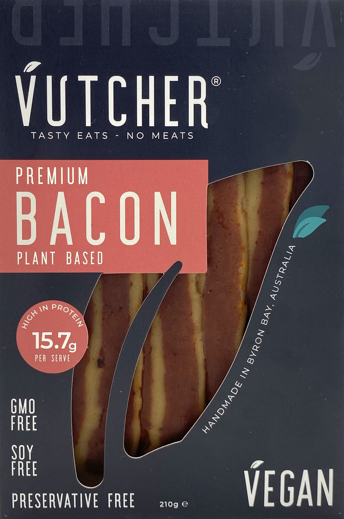 Vutcher Premium Bacon Plant Based 210g (cold)