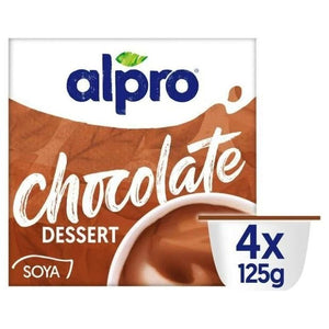 Alpro Silky Smooth Chocolate Dessert Cups (4pk)