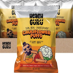 Health Guru Cauliflower Puffs - BBQ 56g