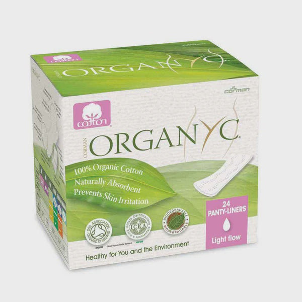 Organyc Ultra Thin Panty Liners - Light 24 pk