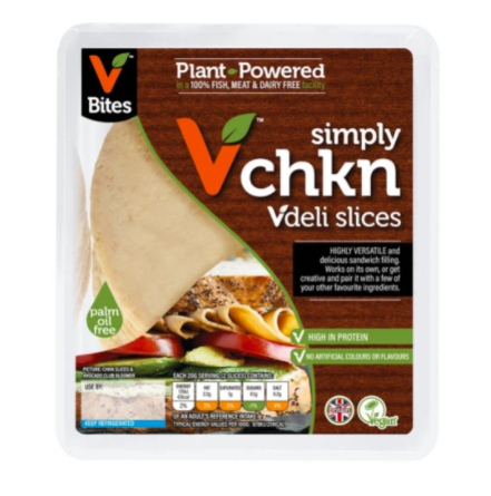 Vbites Chkn Slices 100g (cold)