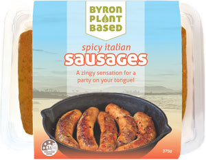 Byron Plant Based Spicy Italian Sausages 375g (cold)